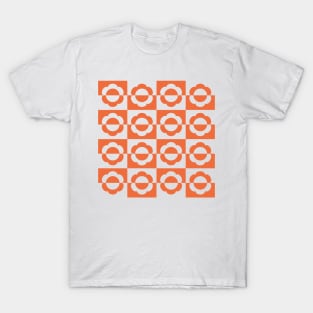 Mayapple Checkerboard Orange T-Shirt